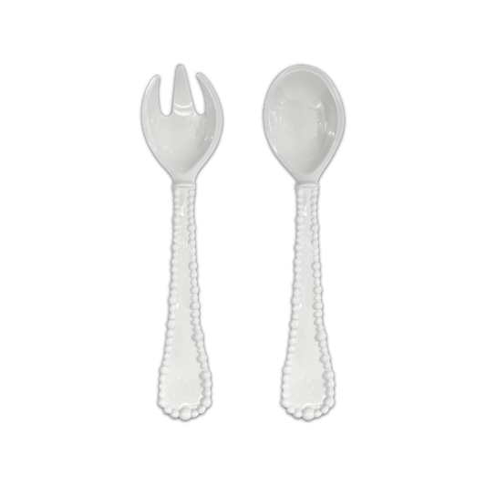 white-salad-cutlery-set