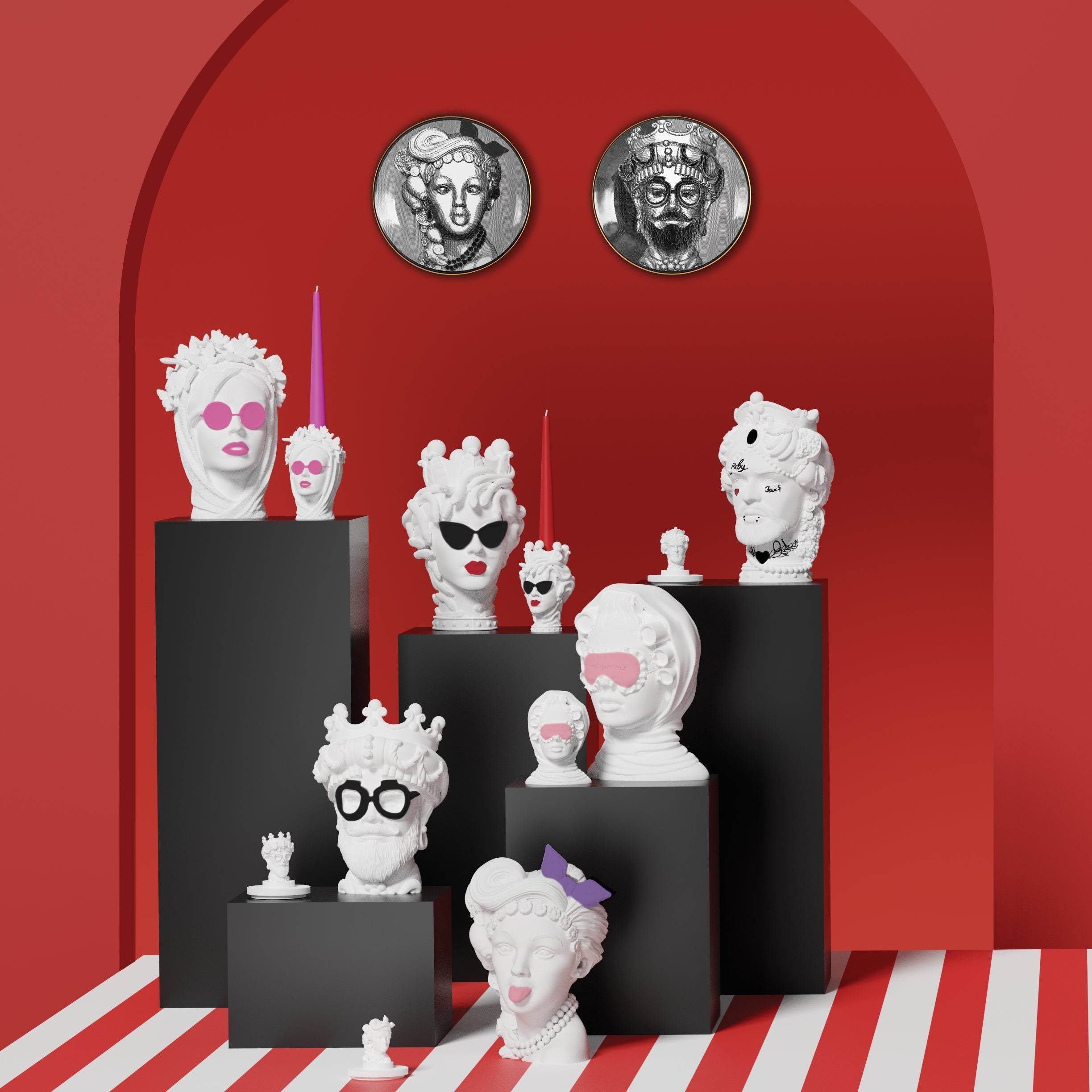 Head Statue - L'Hypster in White - Sagrada Familia - Baci Milano