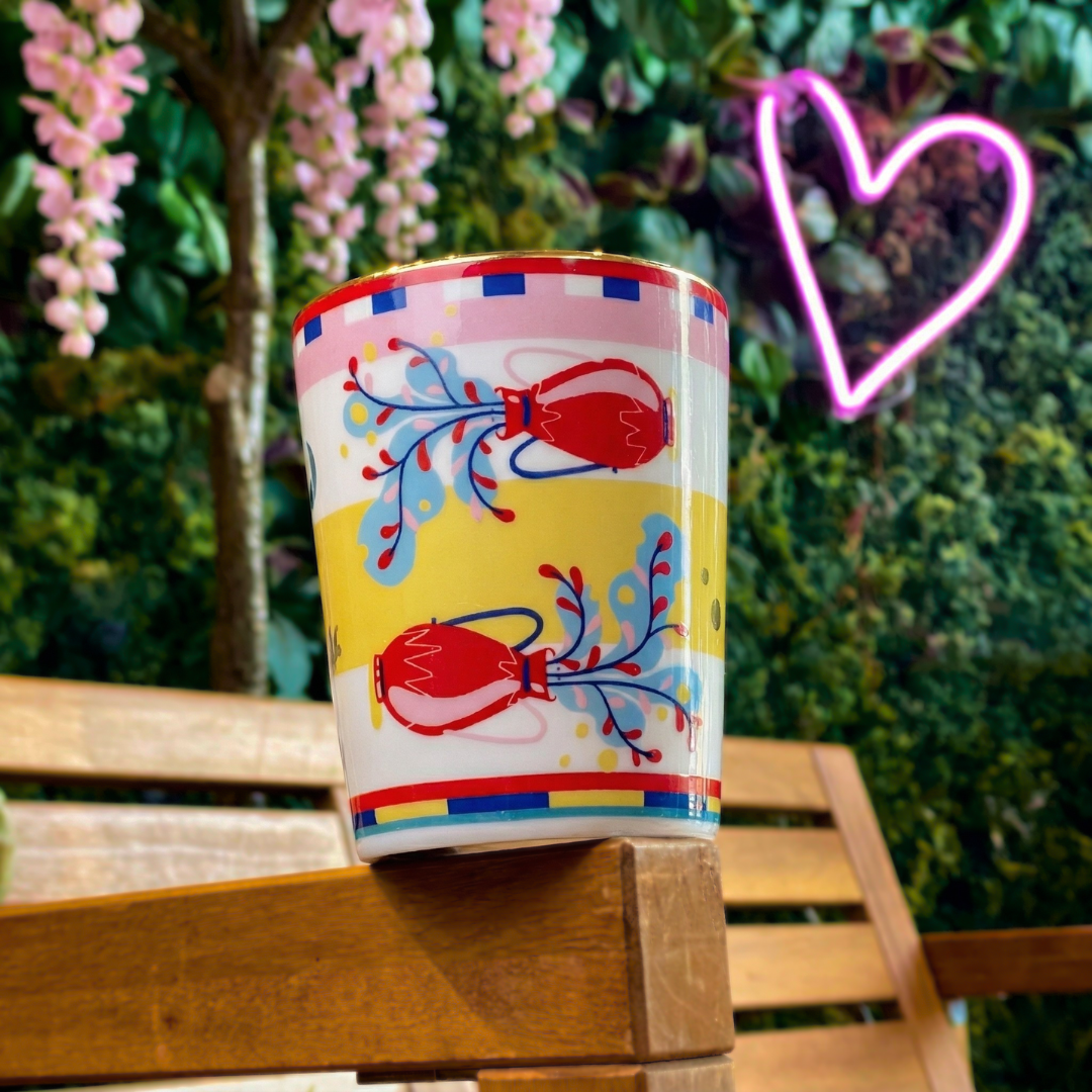 Cup with Lid/Saucer - Aquarius - Zodiac Vibe