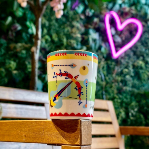 Cup with Lid/Saucer - Sagittarius - Zodiac Vibe