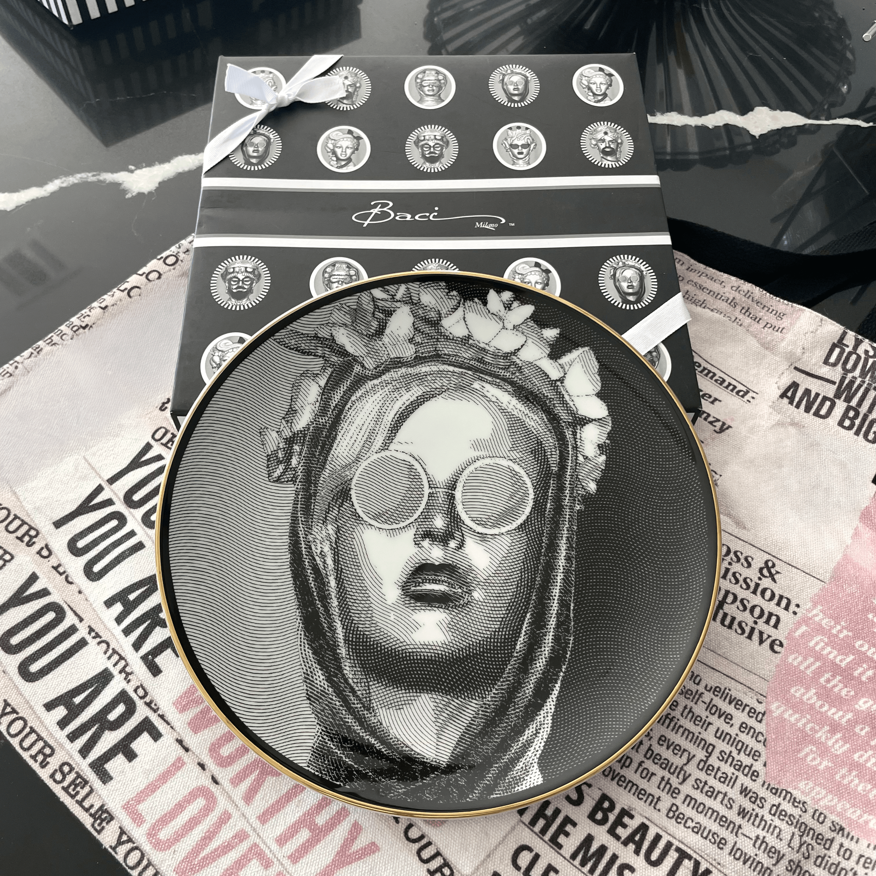 Decorative Plate - La Stilosa - Sagrada Familia - Baci Milano