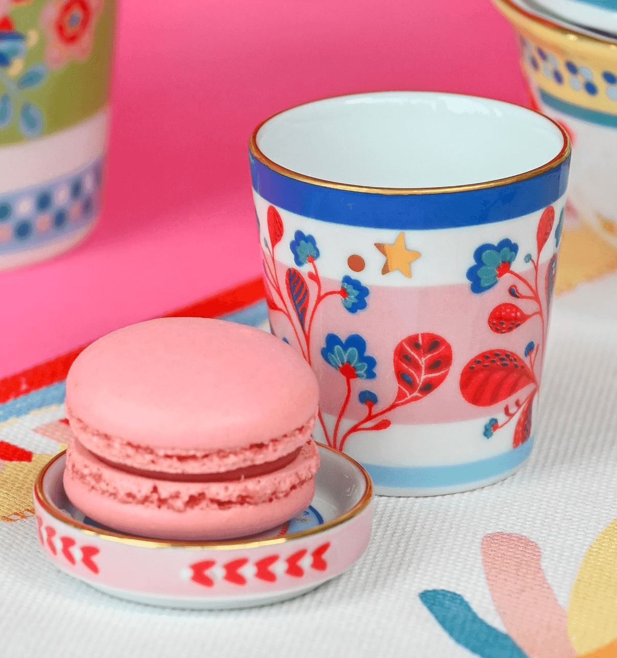 Mix-&-Match 6 Espresso Cup Set - Mamma Mia - Baci Milano