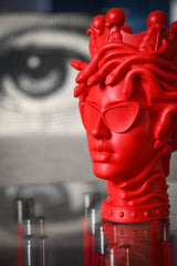 Head Statue - La Vipera in Red - Sagrada Familia - Baci Milano