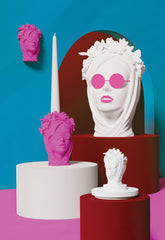 Head Statue - La Stylosa in White - Sagrada Familia - Baci Milano