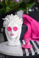 Head Statue - La Stylosa in White - Sagrada Familia - Baci Milano
