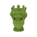 Head Statue - L'Hypster in Green- Sagrada Familia - Baci Milano
