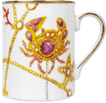 Red Porcelain Mug - Portofino - Baci Milano