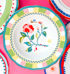 Porcelain Soup Bowl - Flower - Mamma Mia