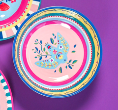 Set of 6 Melamine Soup Bowls - Little Bird - Mamma Mia