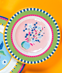 Set of 6 Melamine Dessert Plates - Branch - Mamma Mia