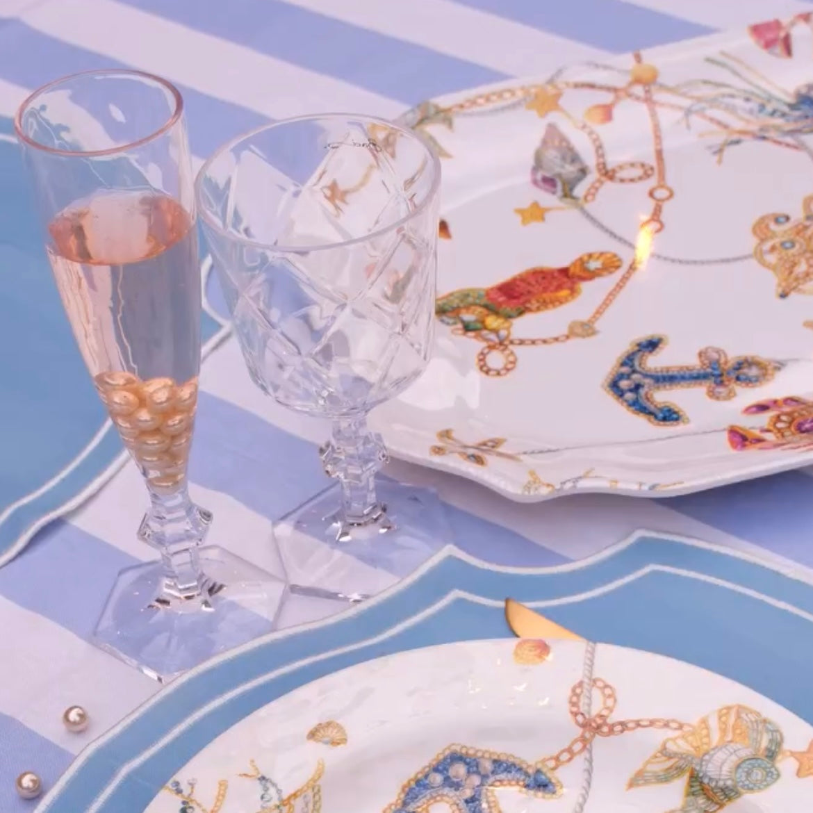 Melamine Rectangular Serving Tray - Portofino