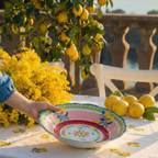 Mamma Mia Melamine Salad Bowl - Eye by Baci Milano