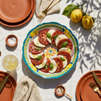 Mamma Mia melamine: Melamine Salad Bowl - Eye — Baci Milano