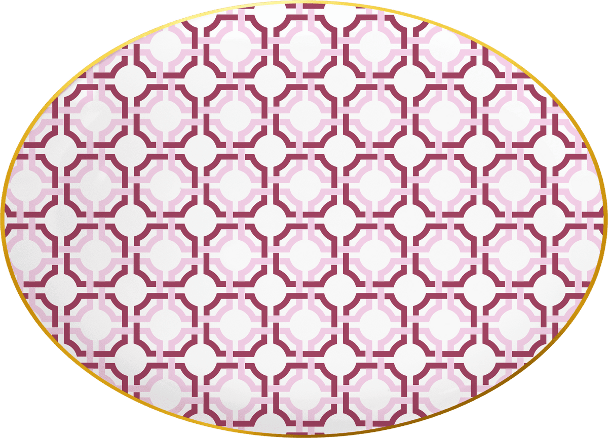 Oval Plate 31cm - Firenze - Baci Milano