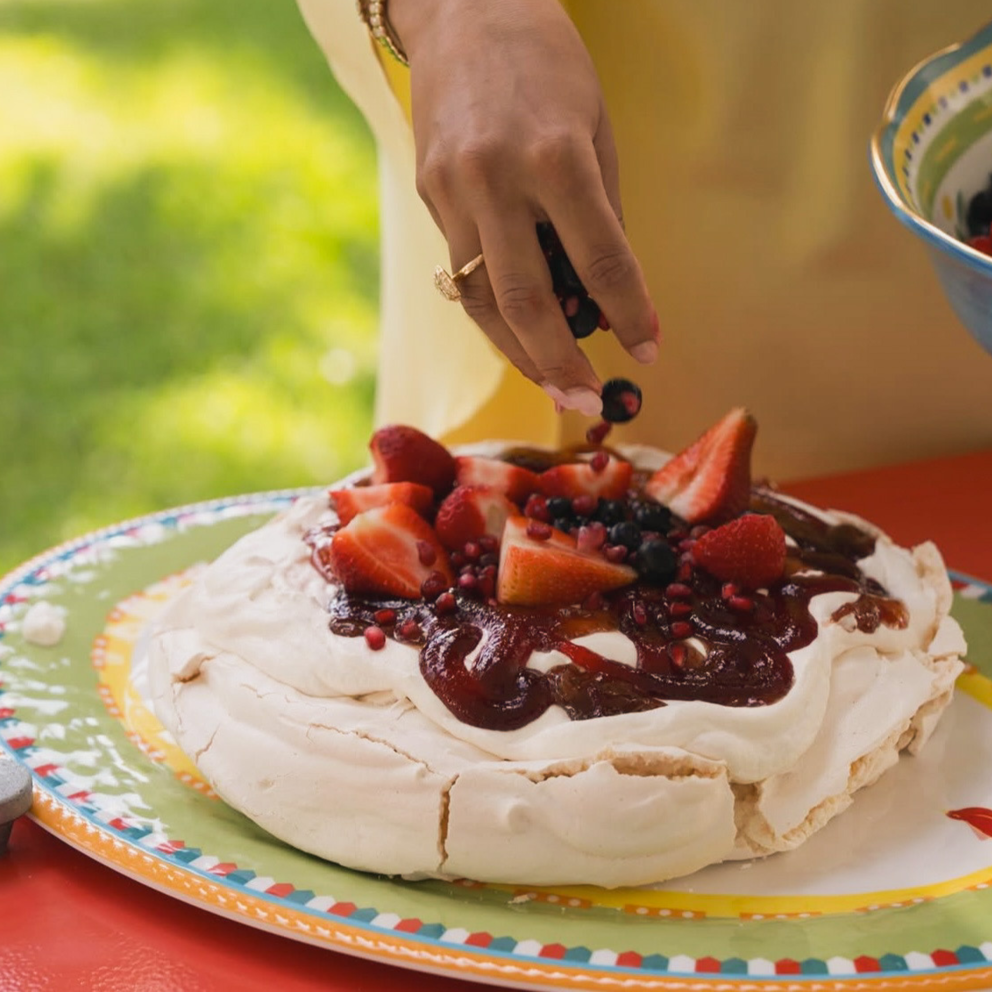 Oval Serving Plate - Mamma Mia