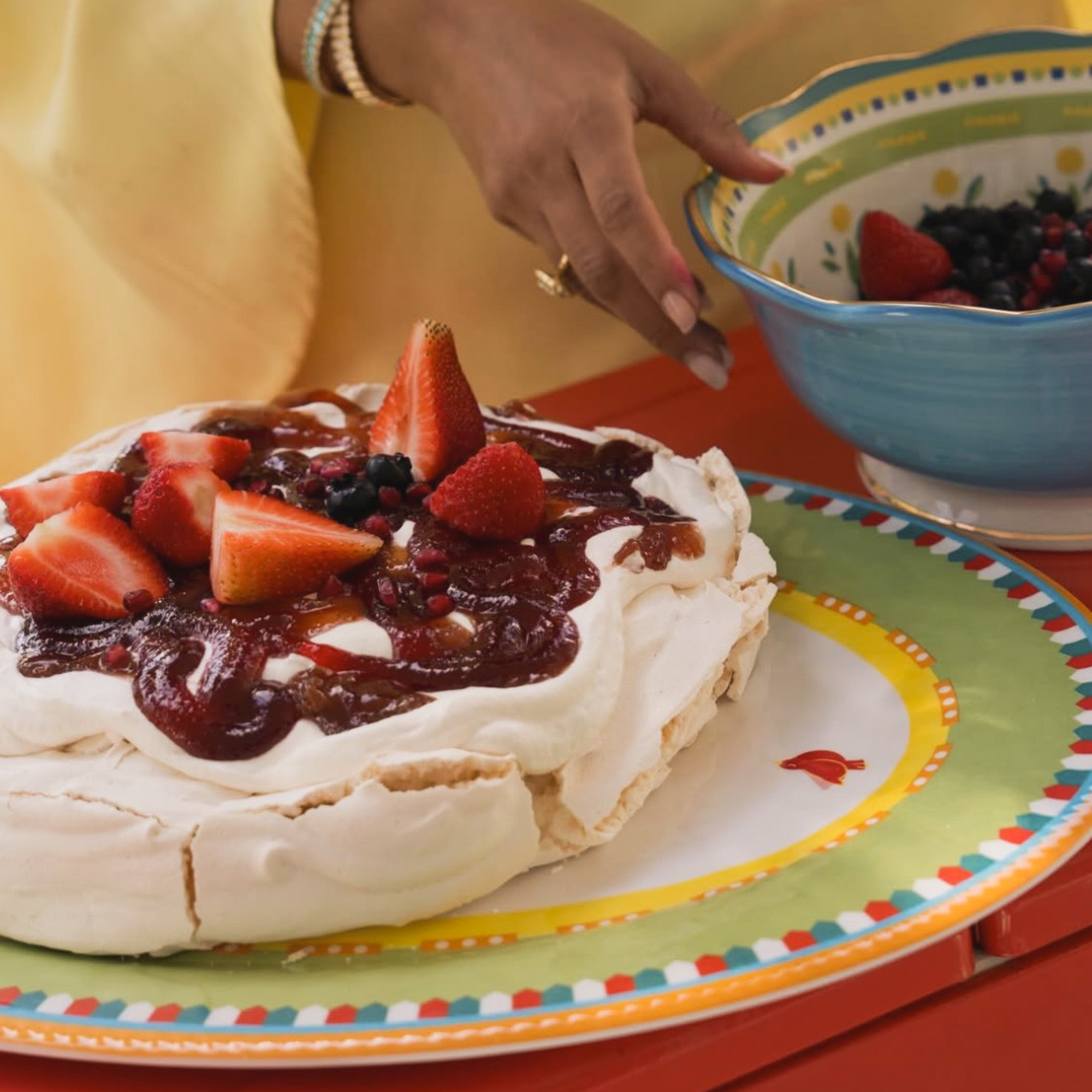 Oval Serving Plate - Mamma Mia
