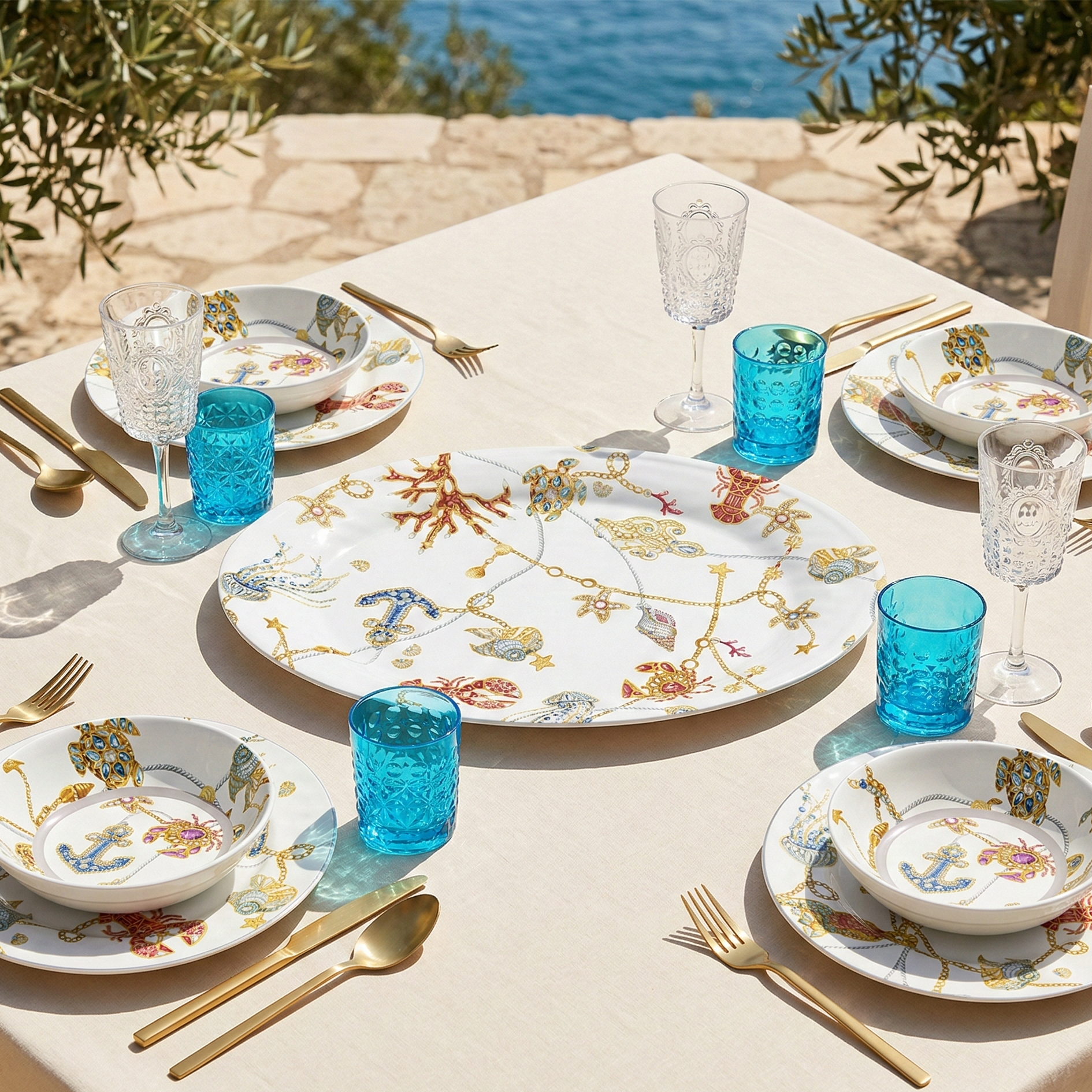 Portofino — Coastal Italian Dinnerware & Melamine | Baci Milano