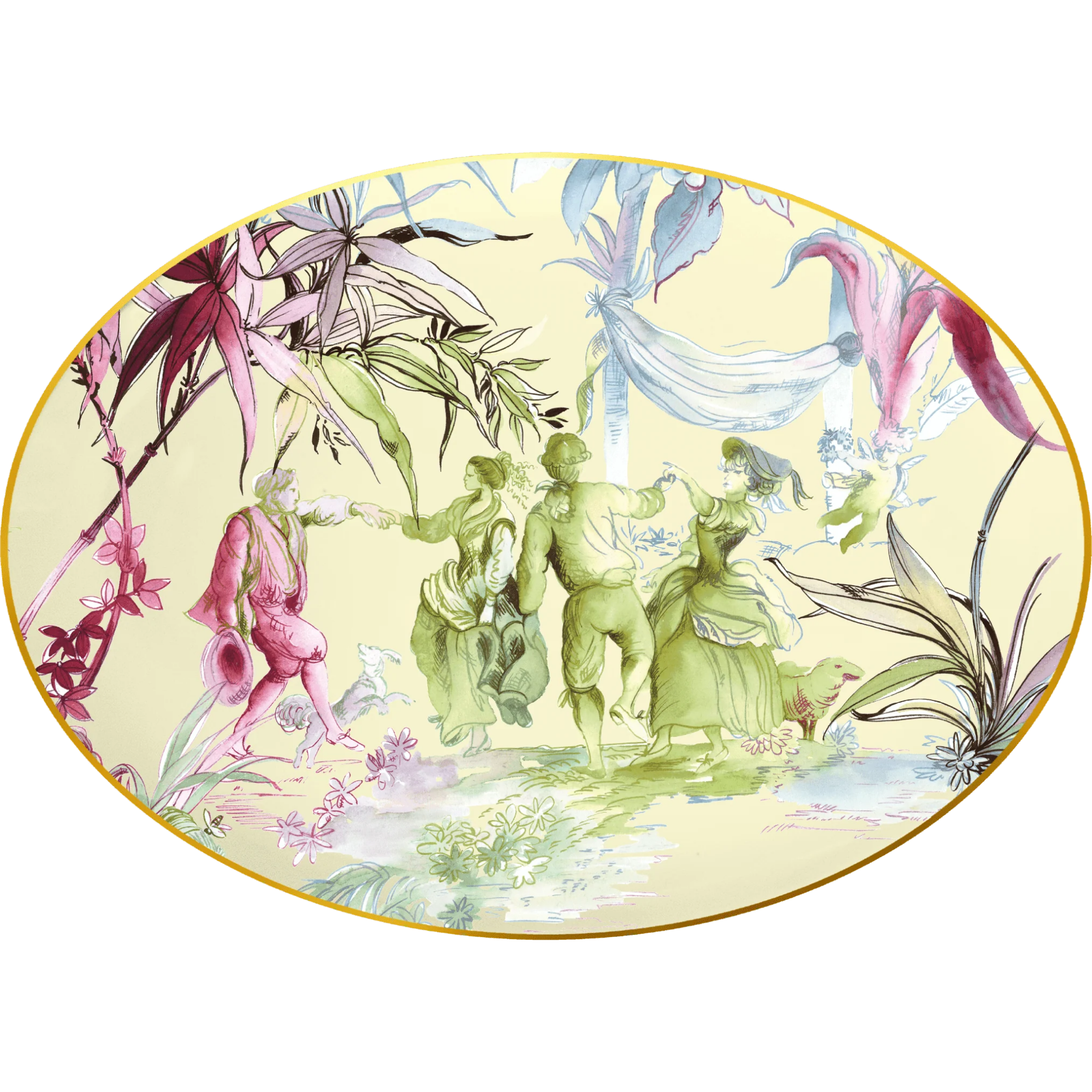 Oval Serving Plate 36cm - Firenze