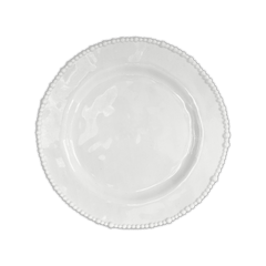 Set of 6 Melamine Dinner Plates - White - Joke - Baci Milano