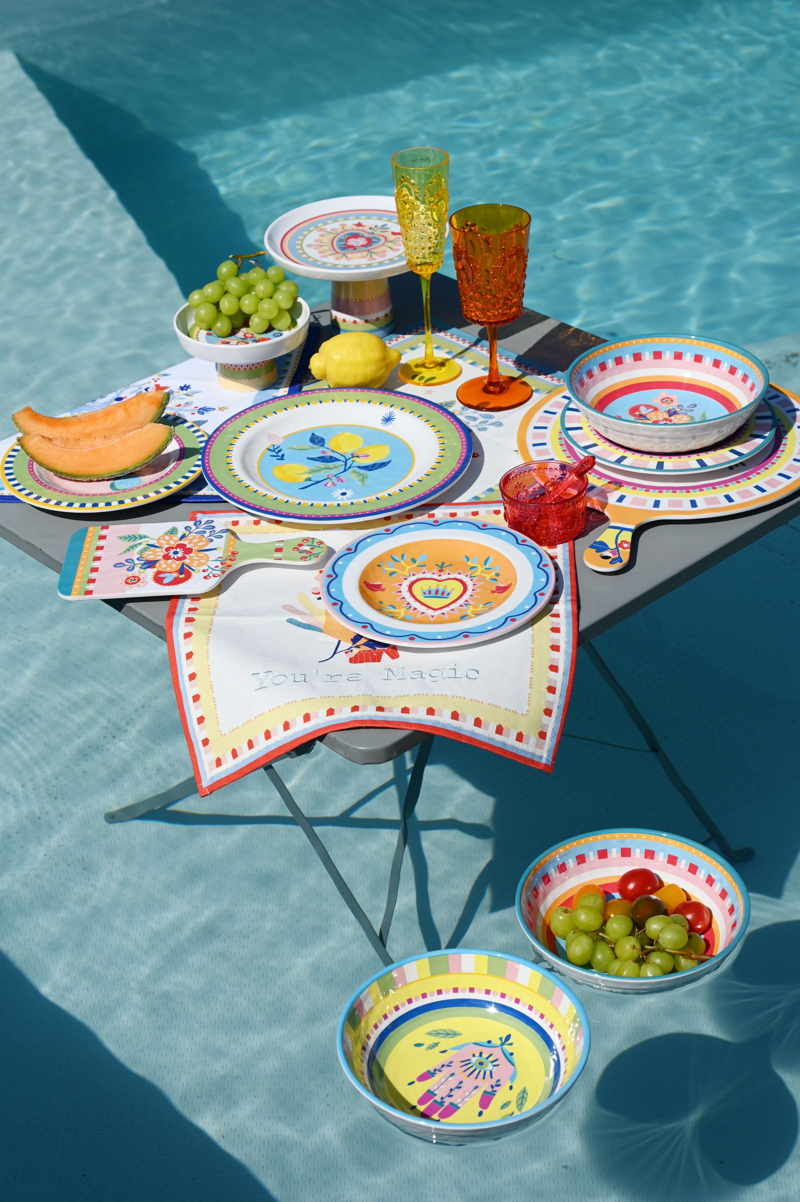 Set of 6 soup plates - Mamma Mia