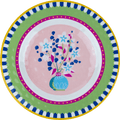 Set of 6 Melamine Dessert Plates - Branch - Mamma Mia - Baci Milano