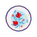 Porcelain Dessert Plate - Pomegranate - Mamma Mia - Baci Milano