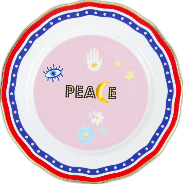Peace Dessert Plate
