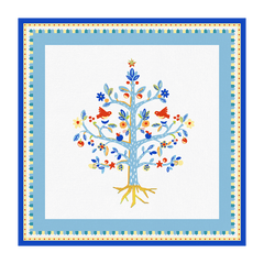 Square Stain Resistant Placemat - Tree of Life - Mamma Mia - Baci Milano