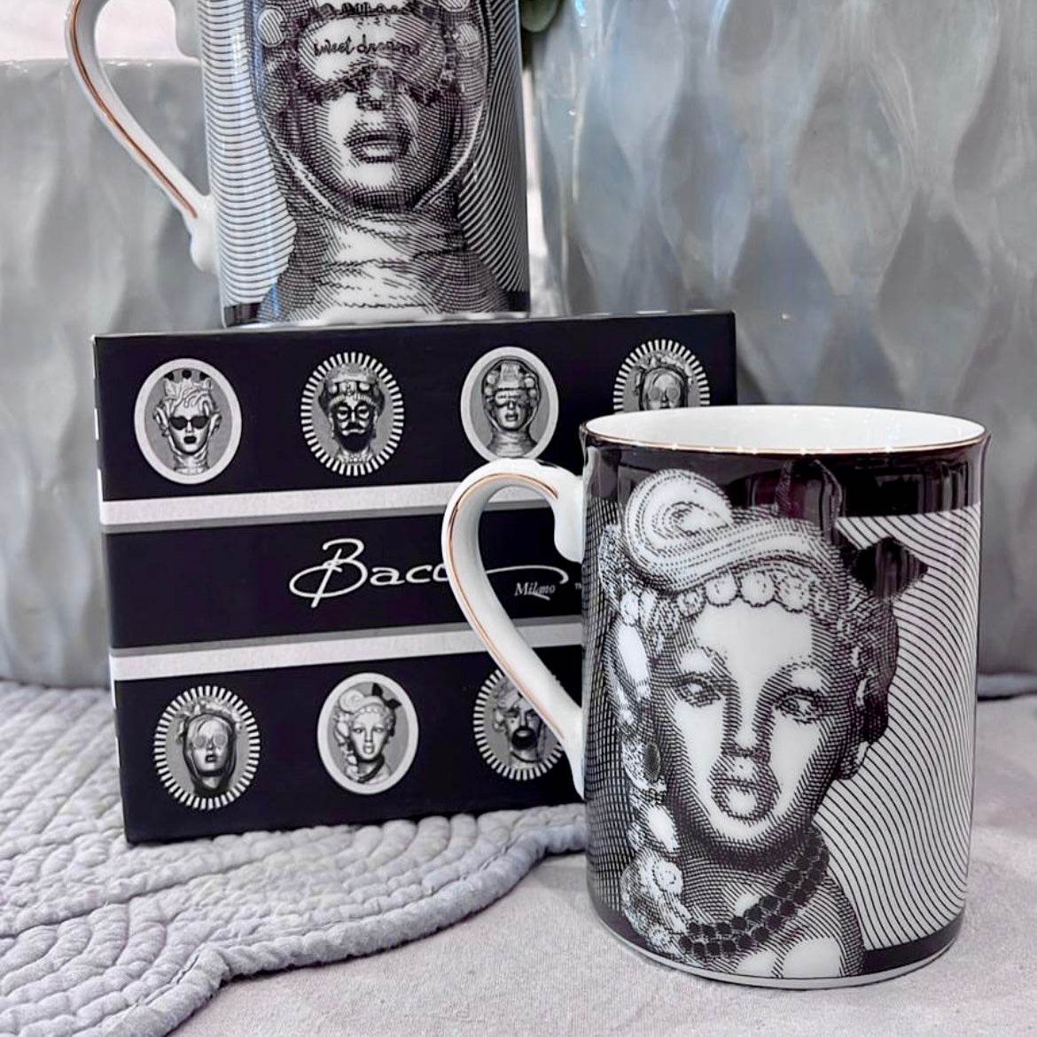 Porcelain Mug - L'Irreverente - Sagrada Familia - Baci Milano