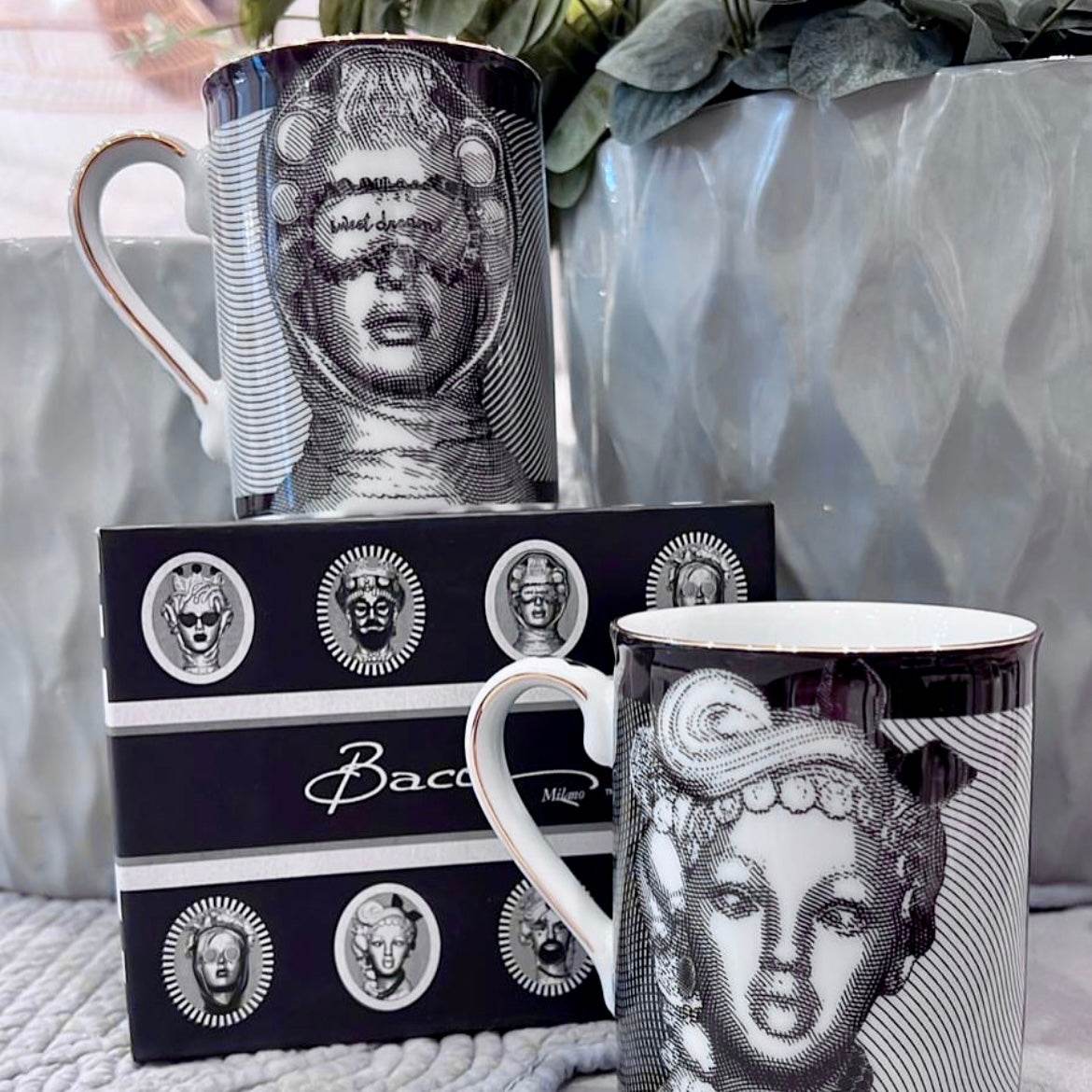 Porcelain Mug - La Sognatrice - Sagrada Familia - Baci Milano