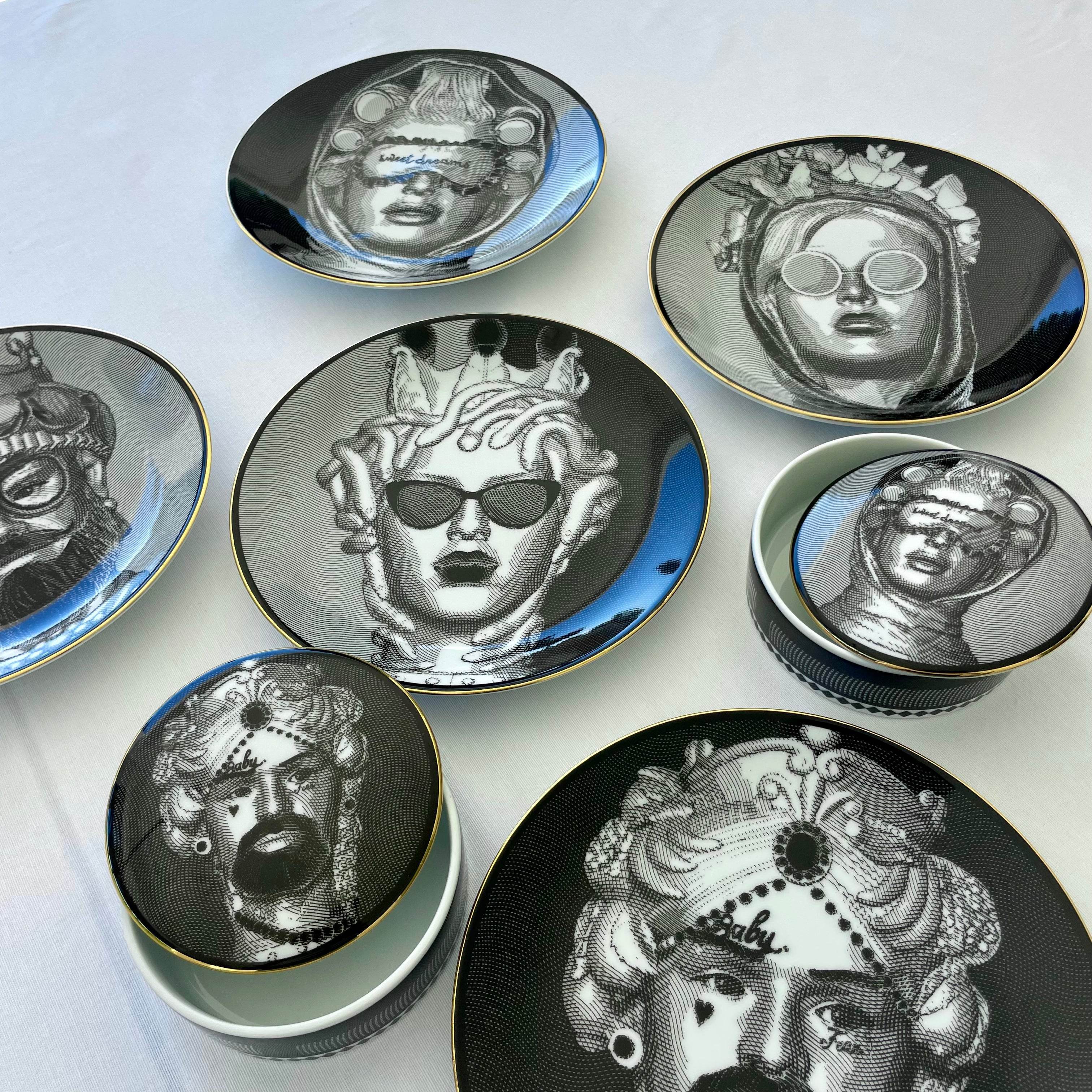 Porcelain Round Box - Il Trasgressive - Sagrada Familia - Baci Milano