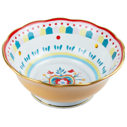 Porcelain Salad Bowl - Heart — Mamma Mia collection by Baci Milano