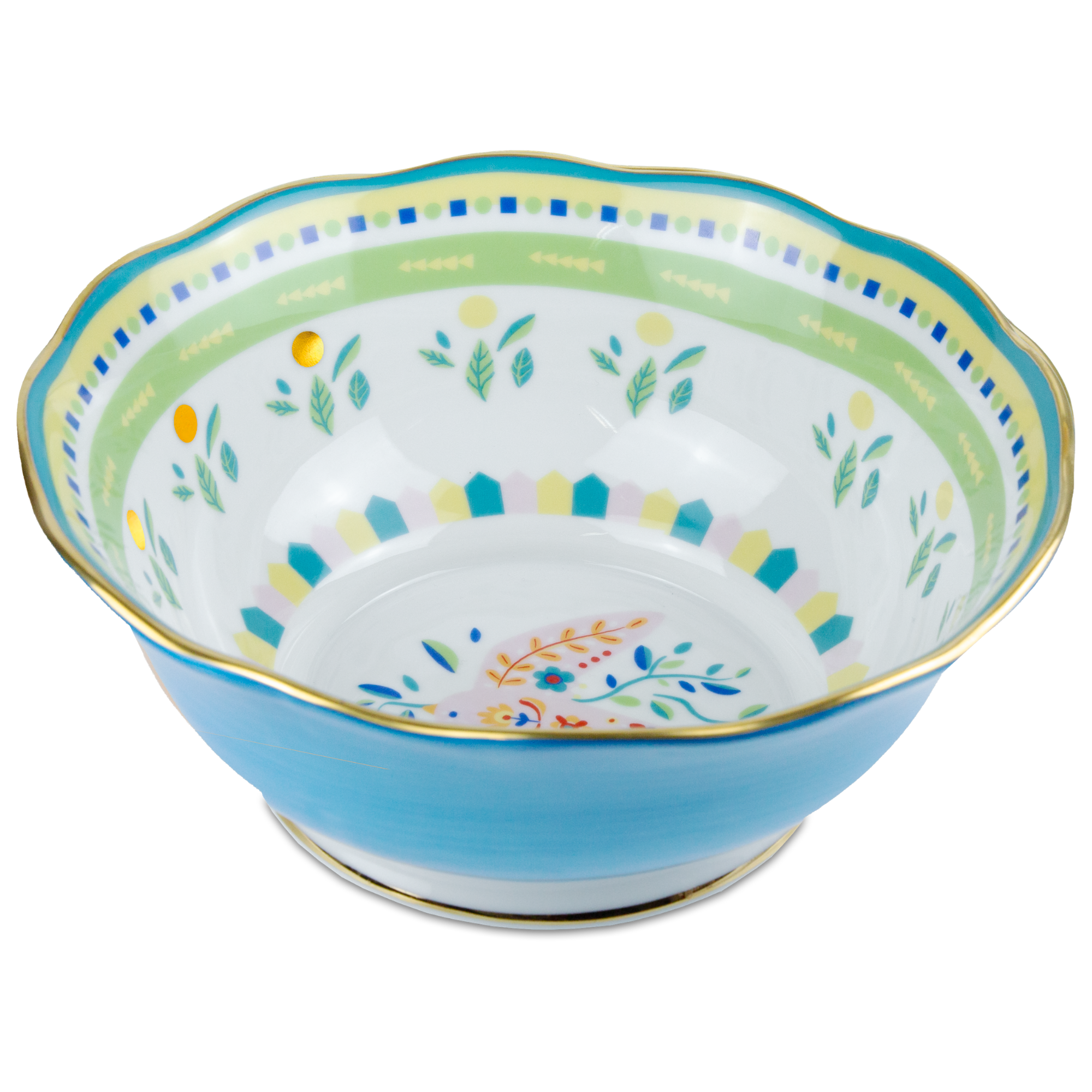 Porcelain Salad Bowl - Little Bird - Mamma Mia