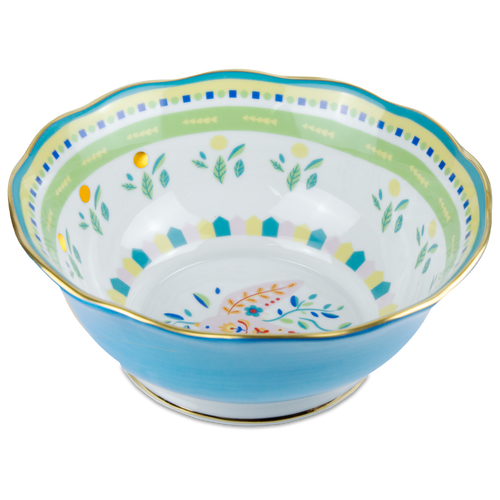 Porcelain Salad Bowl - Little Bird — Mamma Mia collection by Baci Milano