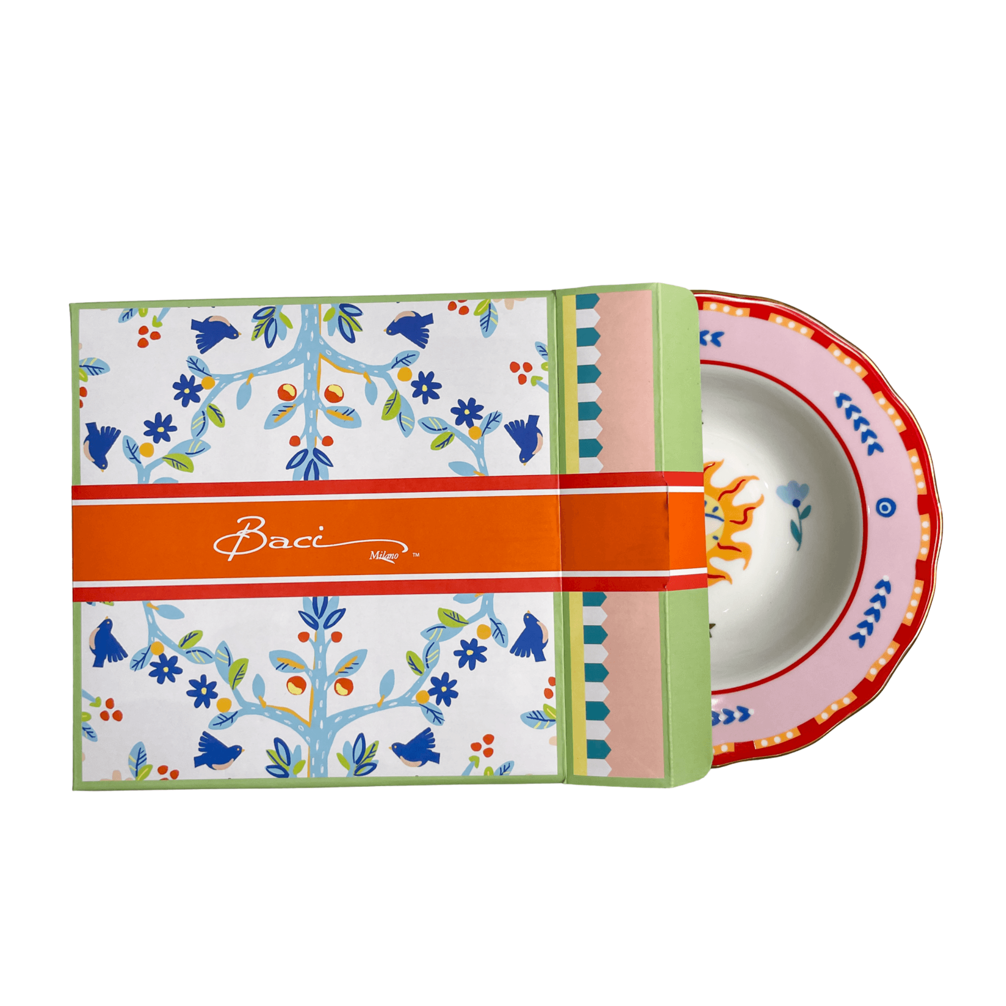 Porcelain Soup Bowl - Eye - Mamma Mia - Baci Milano