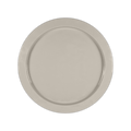 Round Taupe Melamine Serving Tray - Joke - Baci Milano