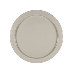Round Taupe Melamine Serving Tray - Joke - Baci Milano