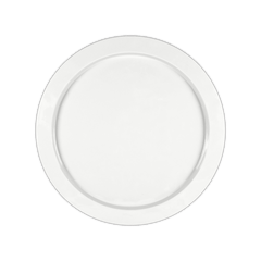 Round White Melamine Serving Tray - Joke - Baci Milano