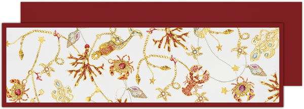 Red Table Runner - Portofino