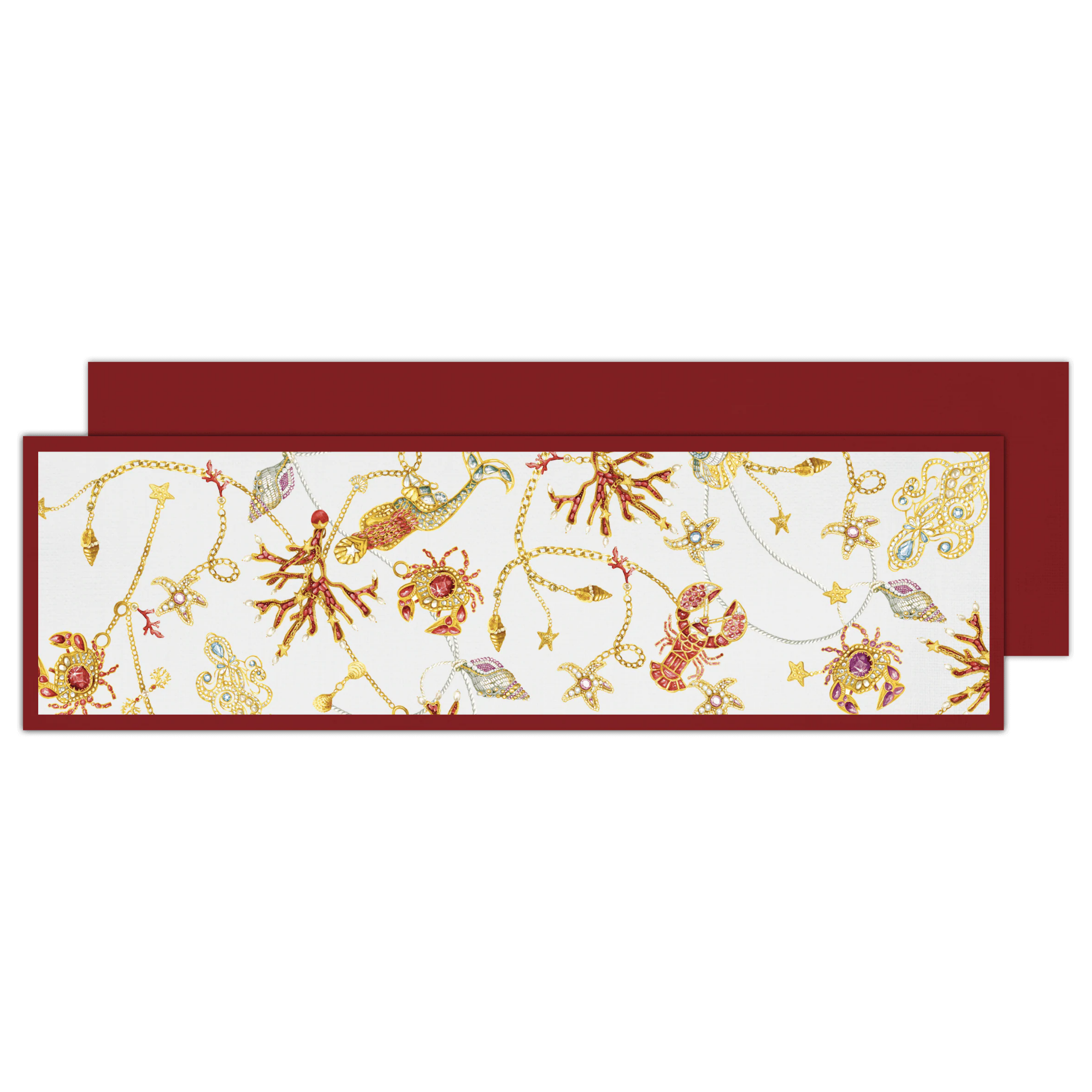 Red Table Runner - Portofino