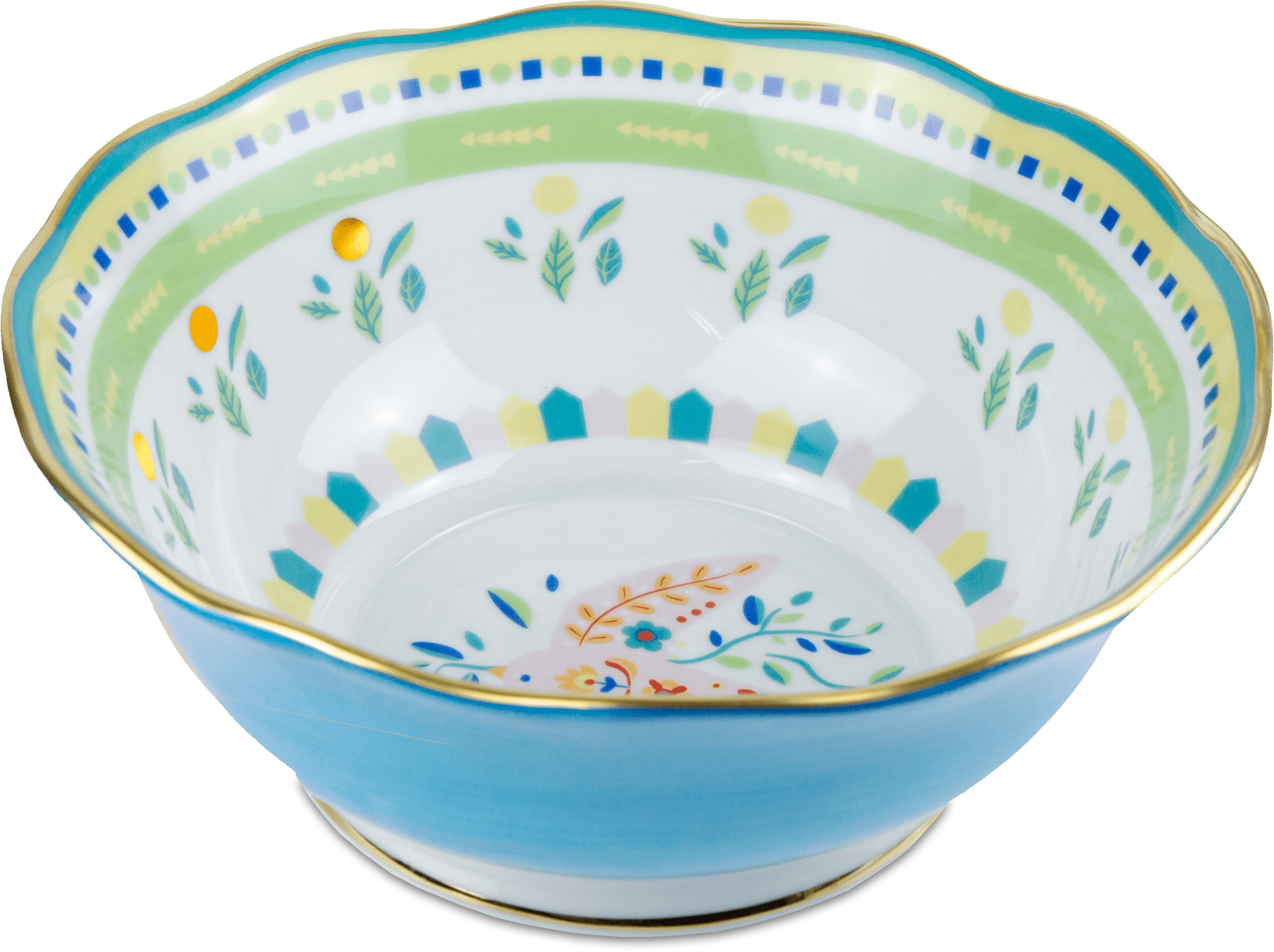 Porcelain Salad Bowl - Little Bird - Mamma Mia - Baci Milano