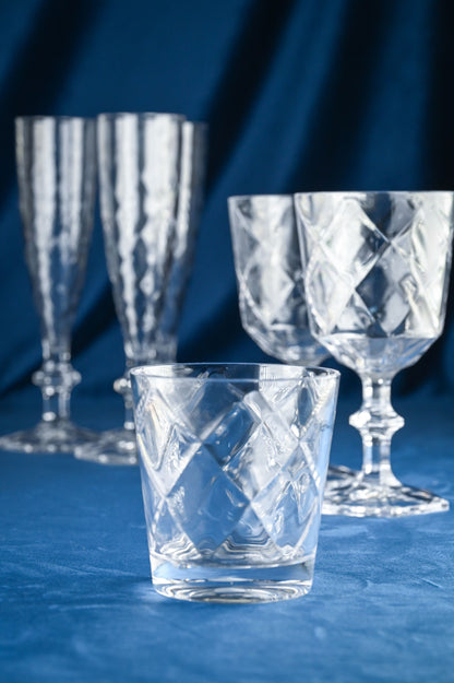 Set of 6 Water Glasses - Aqua