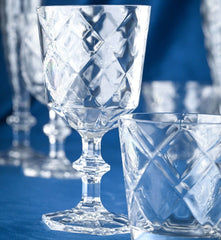 Set of 6 Clear Wine Glasses - Cheers - Baci Milano