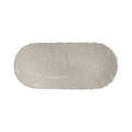 Large Taupe Oval Serving Plate - Joke - Baci Milano