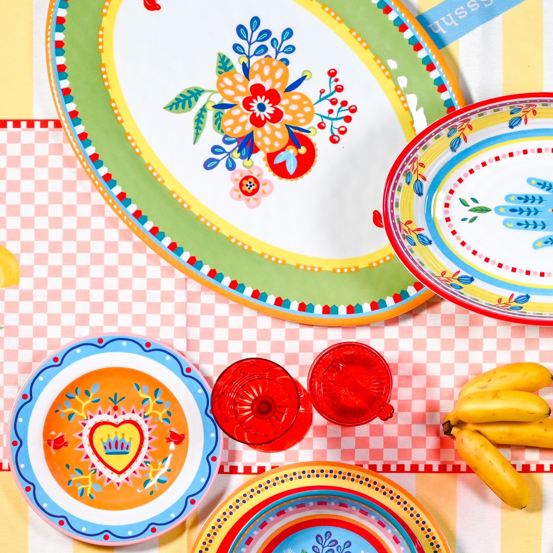 Oval serving plate - Mamma Mia