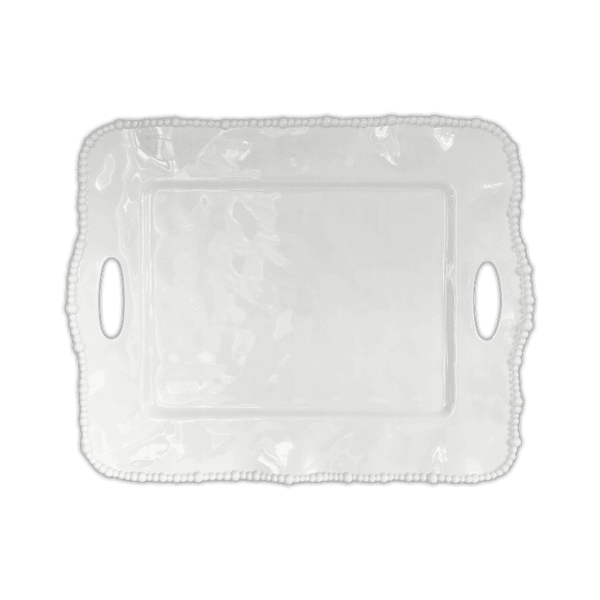 White Rectangular Tray