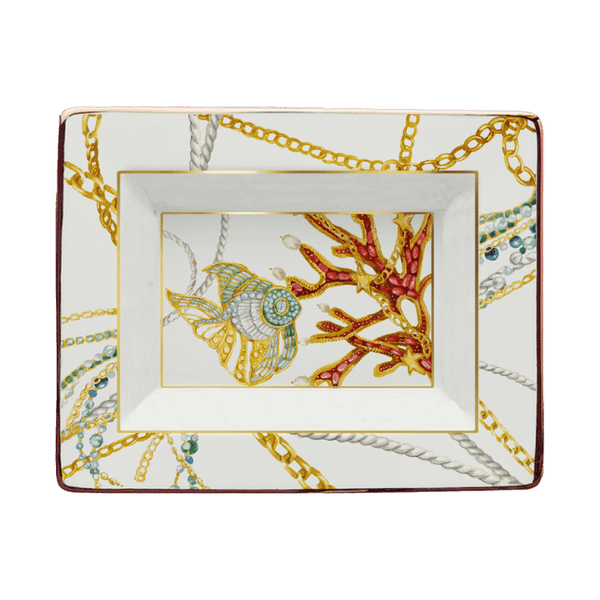 Porcelain Midi Decorative Tray - Portofino