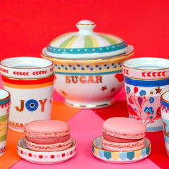 Porcelain Sugar Bowl - Mamma Mia - Baci Milano