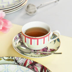 Set of 2 Porcelain Tea Cups - Firenze - Baci Milano