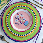 Set of 6 Melamine Dessert Plates - Branch - Mamma Mia - Baci Milano